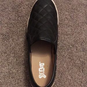 Black brash shoes